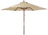 Wooden Patio Umbrella, 9-ft