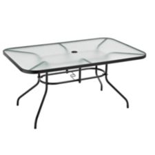 Parsons Collection Glass Top Patio Dining Table, 61x38-in | Canadian Tire