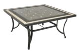 Pierce Collection Stone Patio Dining Table