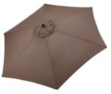 Colton Collection Patio Umbrella, Brown, 7-ft