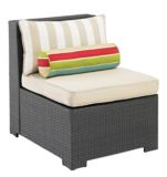 Cabana Collection Wicker Sectional Middle ...