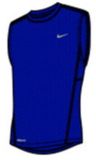 Men's Nike Dri Fit Sleeveless Shirt, Navy