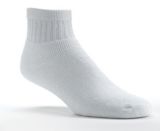 Women's White Ascent Sport Sock