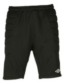 Short de gardien rembourr� Umbro, adulte, noir/blanc
