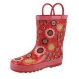 Girls' Floral Rubber Boot