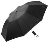 Mini parapluie noir, 42 po, automatique