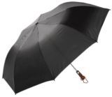 Parapluie pliant noir, 56 po, automatique
