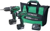 Hitachi HXP Micro 12V Lithium Ion Peak Drill 2-Piece Combo