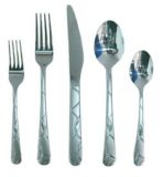 For Living 20-Pc Stainless Steel Cutlery S...