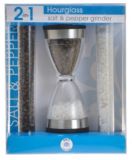2-in-1 Hourglass Salt and Pepper Grinder