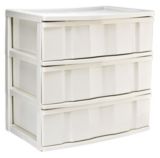 Gracious Living 3-Drawer Wide Tower