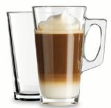 H2K Vela Glass Mug Set, 4-Pc