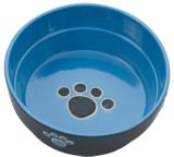 Fresco 7-in Blue Dog Dish