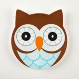 Friendly Faces Owl Plate
