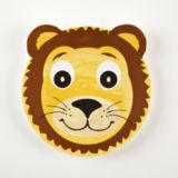 Friendly Faces Lion Plate