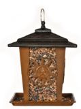 Mangeoire pour oiseaux m�tallique, soleil et �toile