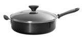 Bravetti Non-Stick 5 Quart Covered Sauté Pan