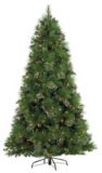 NOMA Pre-Lit 7ft Long Needle Christmas Tree