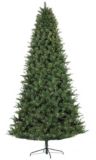 NOMA Pre-Lit 9-ft Slim Bristol Pine Christmas Tree