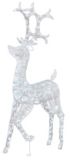 NOMA Pre-Lit Standing Reindeer Wireform, White, 48-in