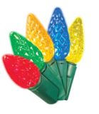 Likewise 100 Outdoor C6 LED Christmas Lights, Assorted Colours