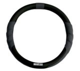 Sparco Black Grey Steering Wheel Cover