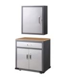 Work Table and Storage Cabinet Combo