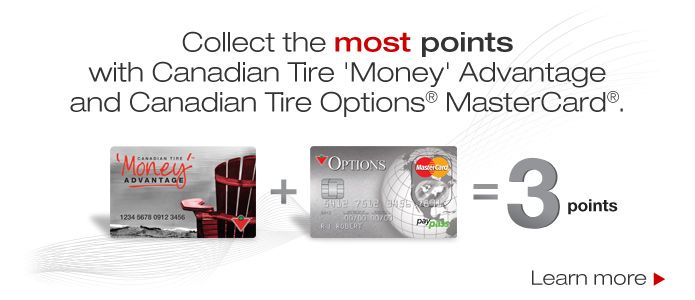 how to redeem canadian tire money on mastercard