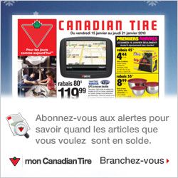 Abonnez-vous aux alertes pour savoir quand les articles ue vous voulez sont en solde.