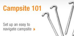 Setting up a campsite. Follow these simple tips for your campsite.