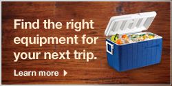 Find the right equipment for your next trip