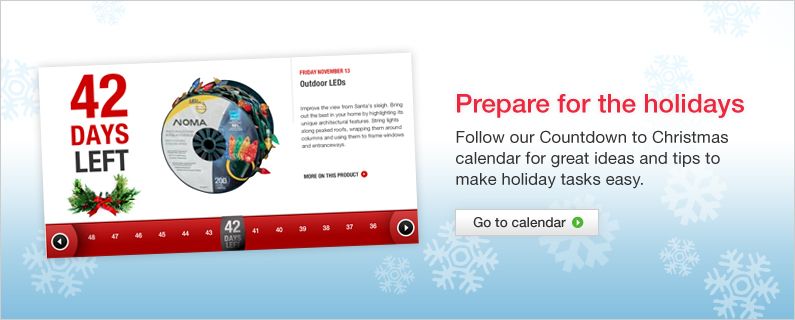 Prepare for the holidays