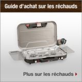 Guide d'achat sur les réchauds. Plus sur les réchauds.