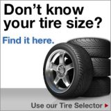 Don't know your tire size? Find it here. Use our Tire Selector.
