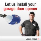 Let us install your garage door opener.