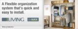 A Flexible organization system that's quick and easy to install.