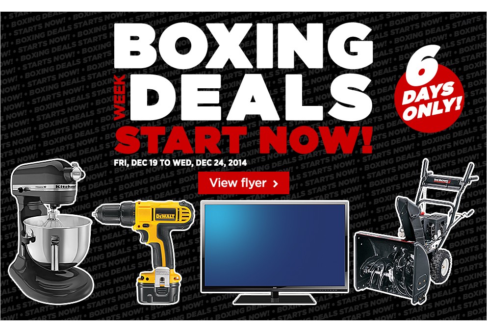 Canadian Tire Mastercard >> BOXING WEEK DEALS START NOW! Canadian Tire Mastercard >> BOXING WEEK DEALS START NOW!