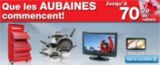Que les Aubaines commencent! Jusqu'� 70% de rabais.