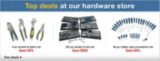 Top deals at our hardware store