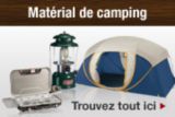 Matérial de camping. Trouvez tout ici.