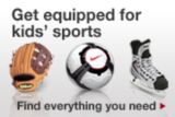 Get equipped for kids' sports. Find everything you need.