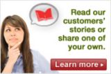 Read our customers' stories or share one of your own