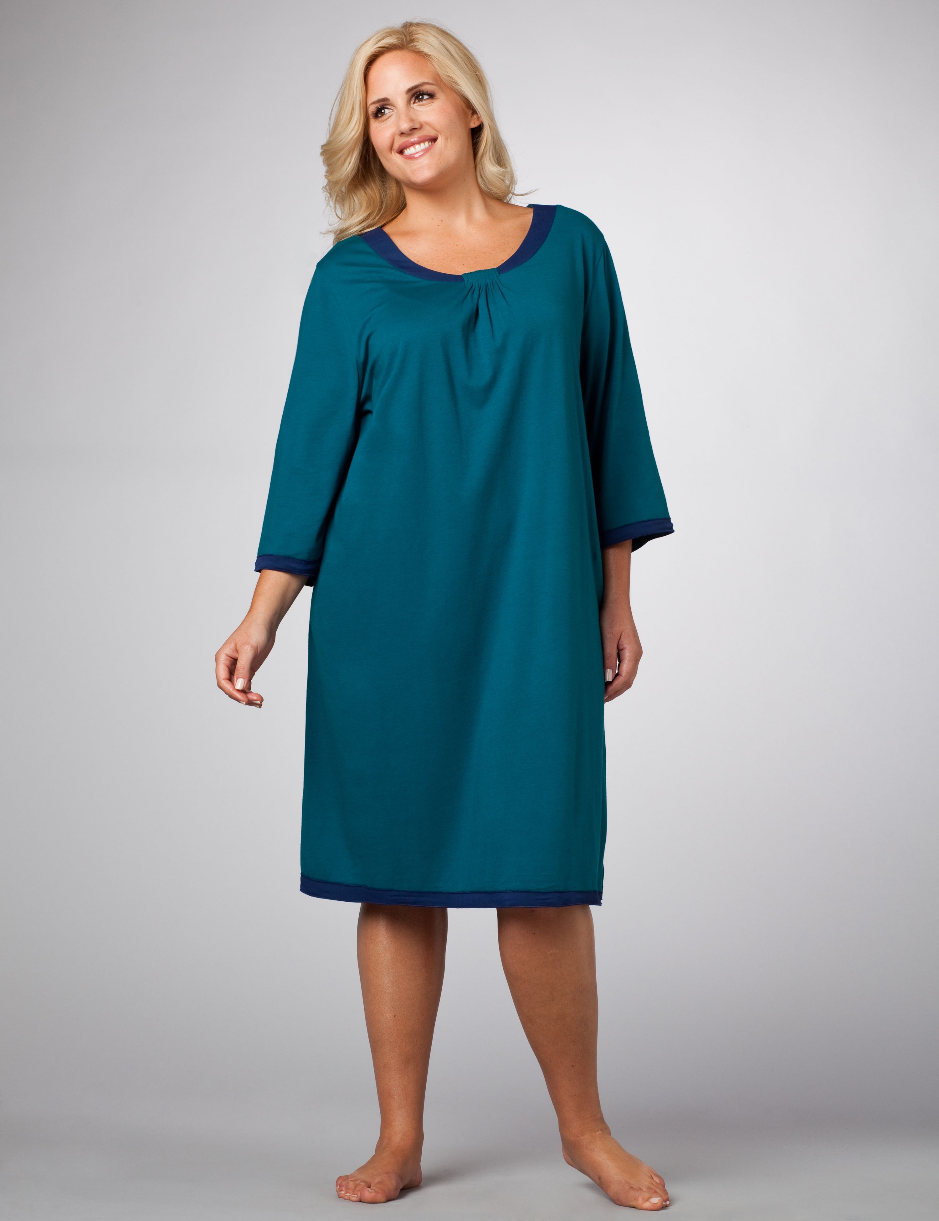 Chiffon Trim Sleepshirt