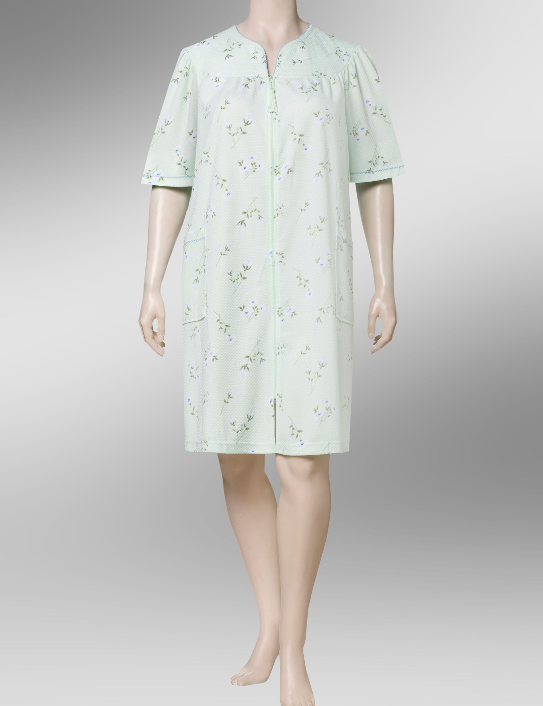 Textured Print Robe