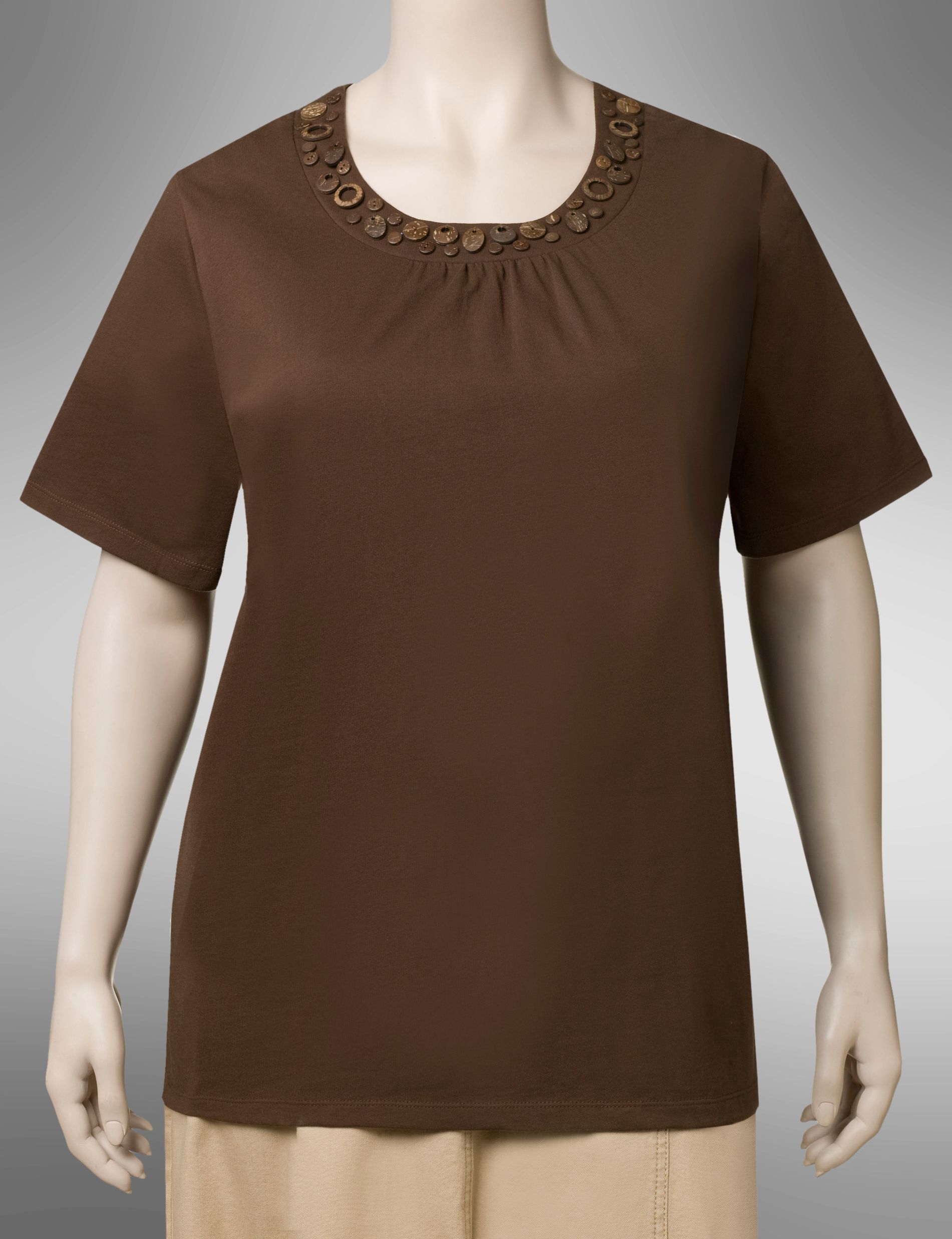 Bead Neck Tee