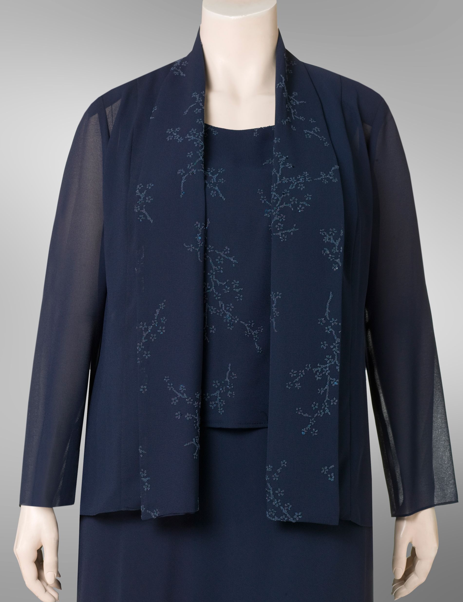 Chiffon georgette twinset