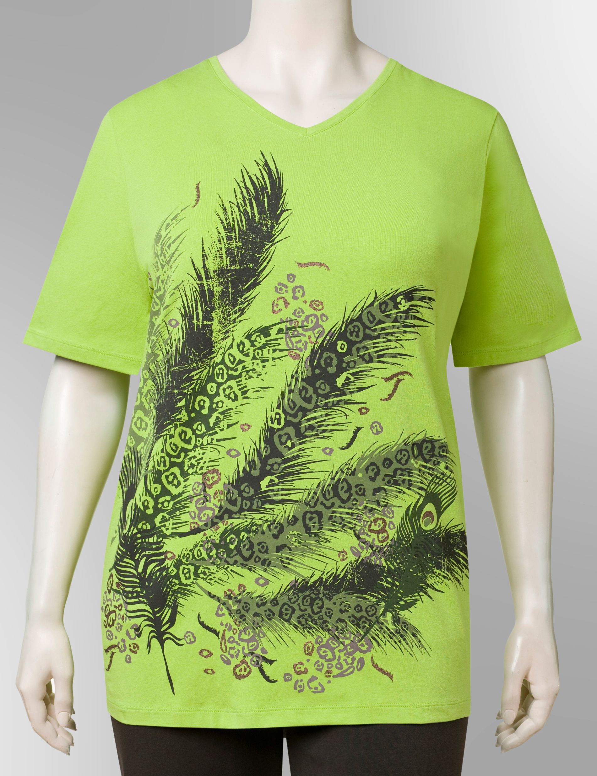 Feather Print Tee