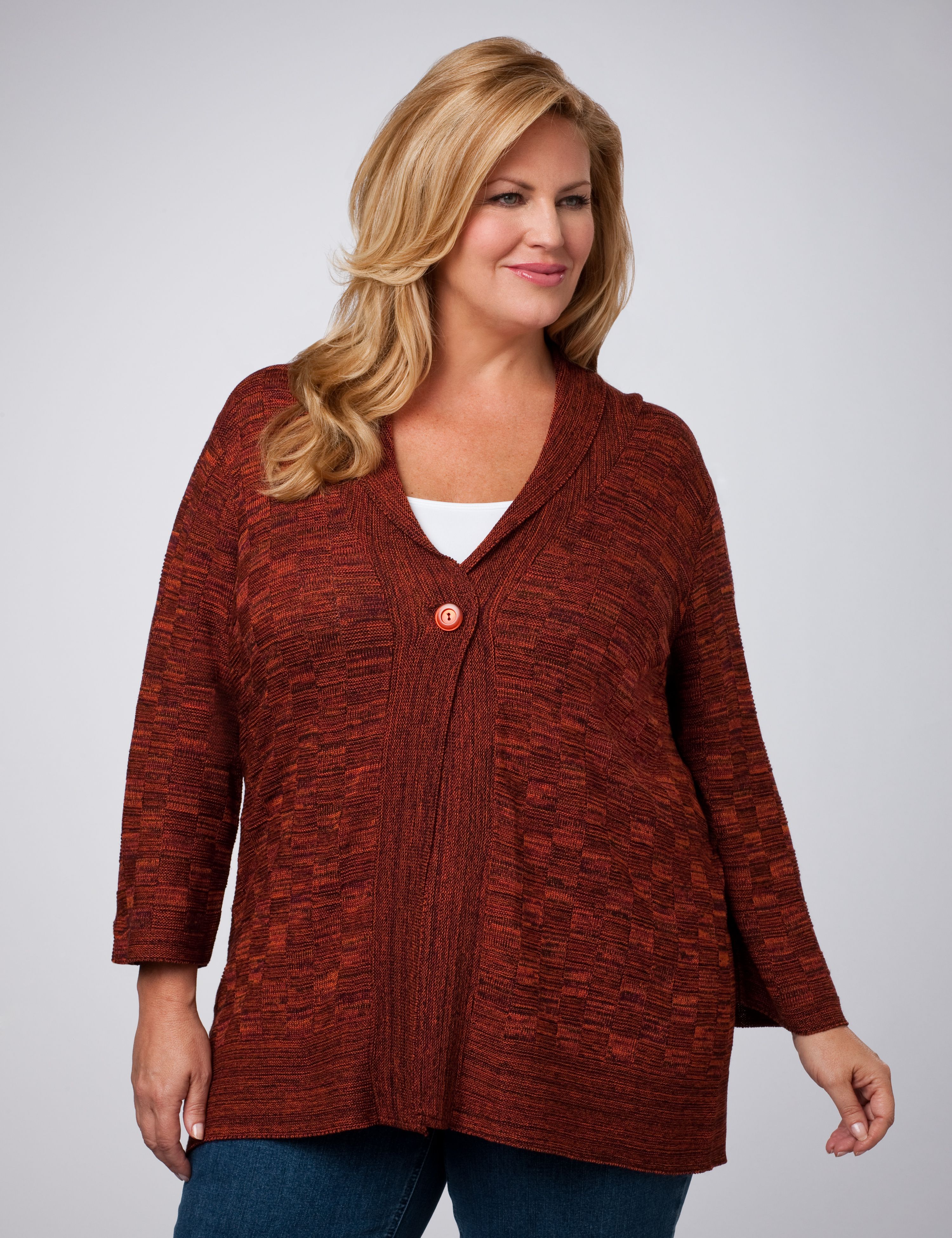 Marled Knit Cardigan