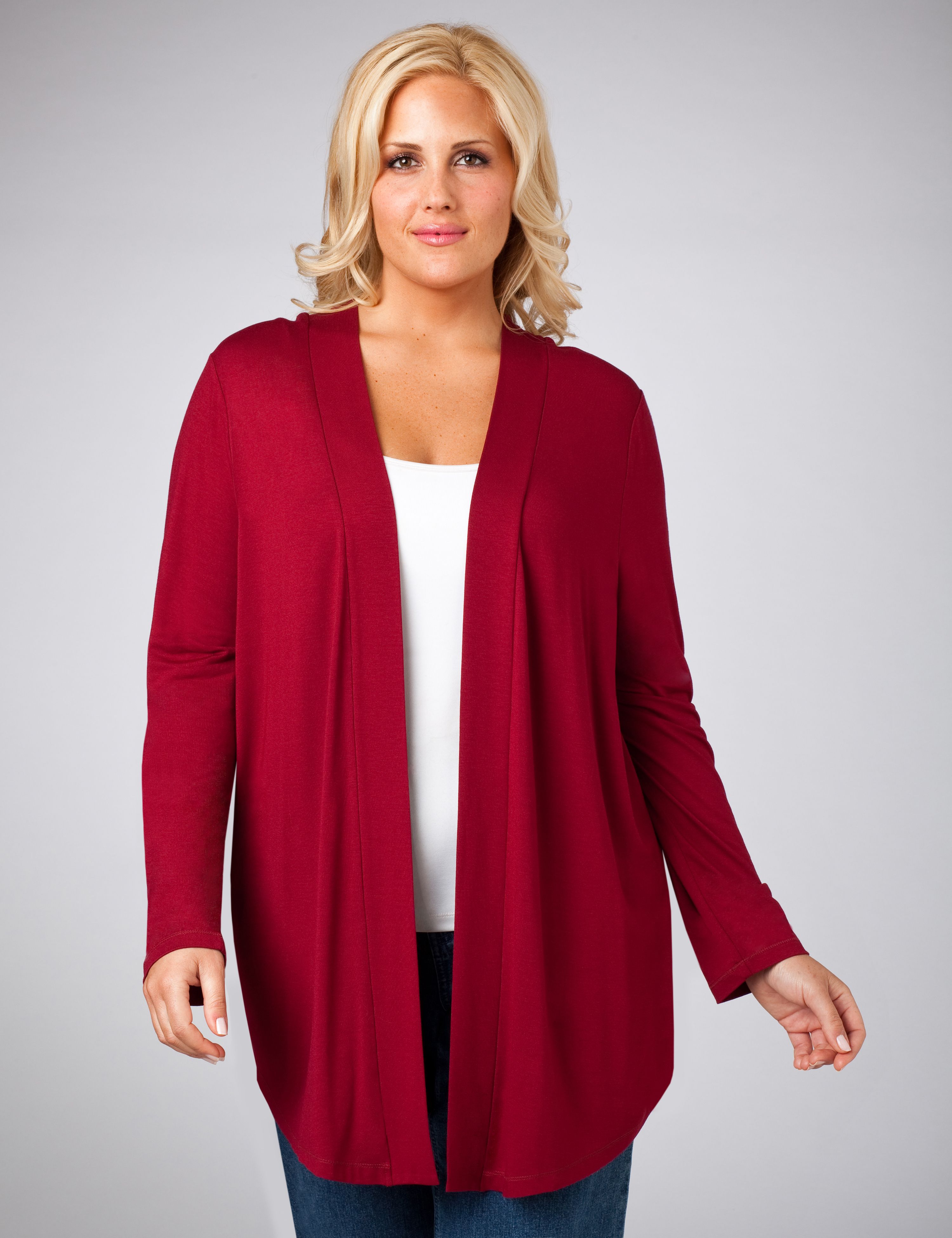 Luxe Open Front Cardigan