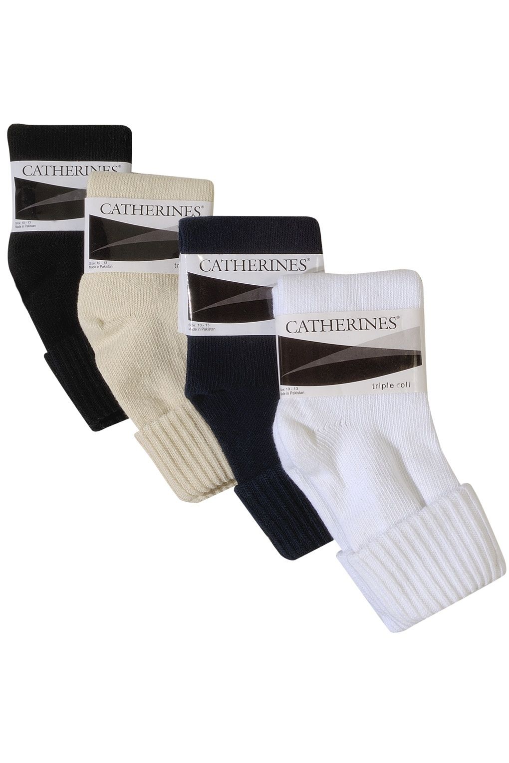 Triple-roll socks